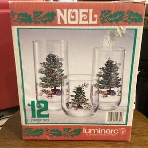 Luminarc Noel Christmas Glasses